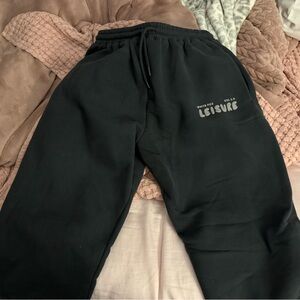 White fox sweatpants - bottom band